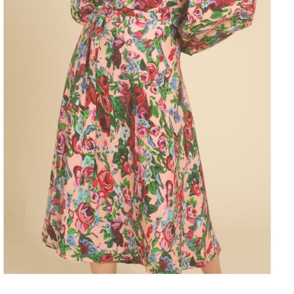 Samantha Pleet Daydream Talia Levitt Floral Print Wrap Skirt